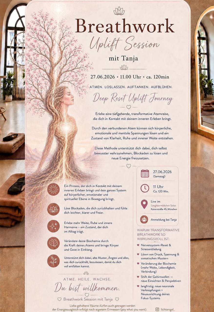 Breathwork Uplift Session mit Tanja